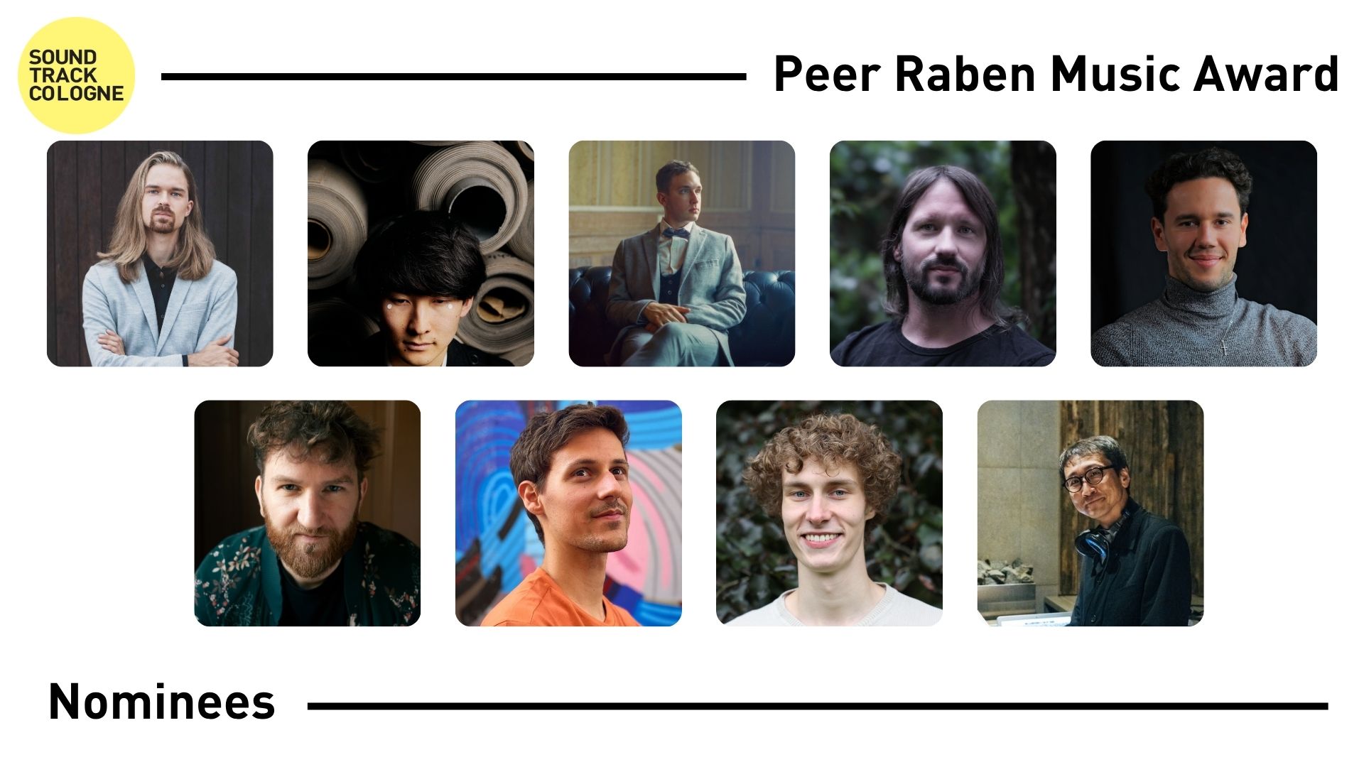 SoundTrack_Cologne 22 announces nominees for the PEER RABEN MUSIC AWARD